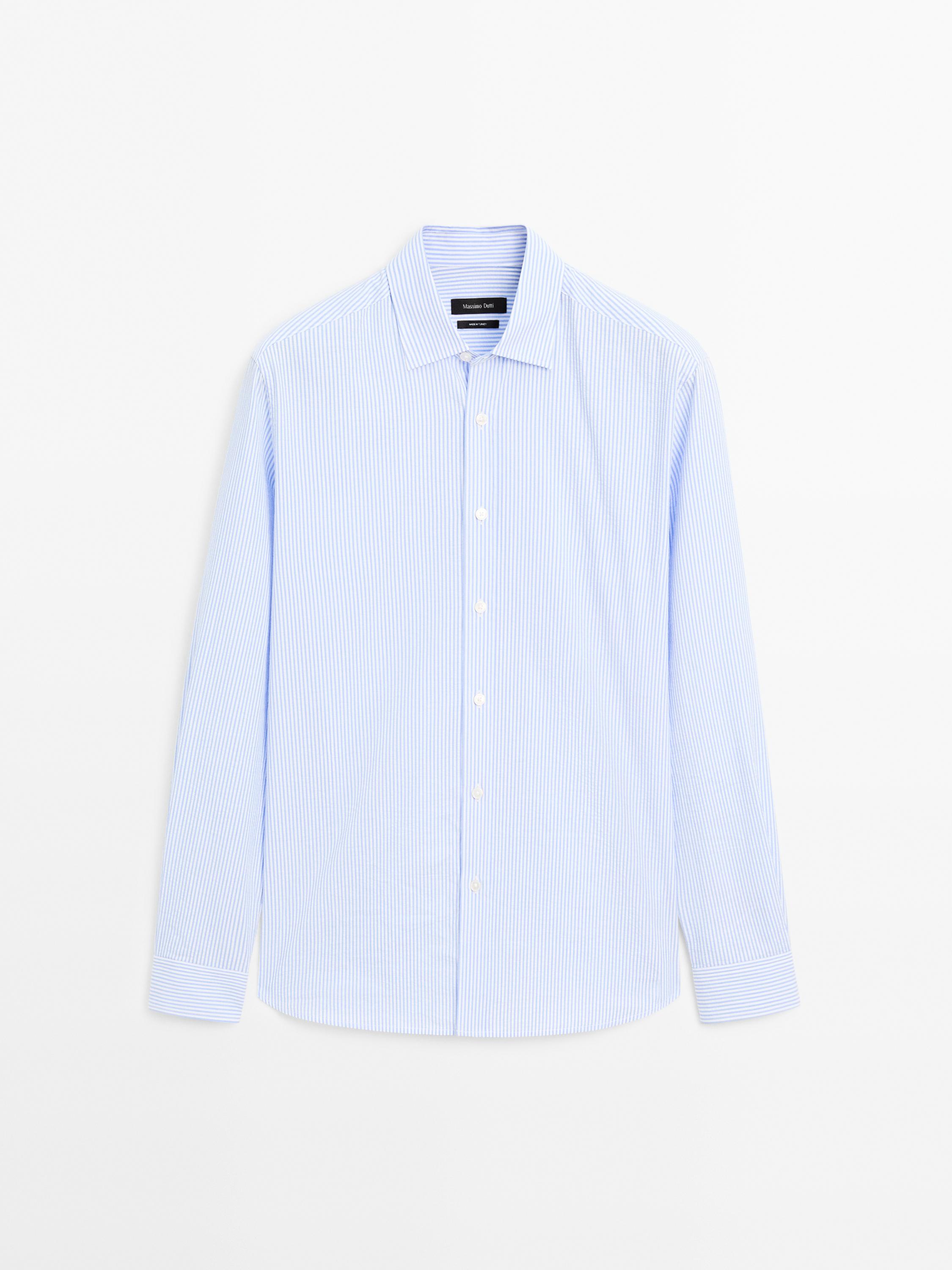 Regular fit striped shirt